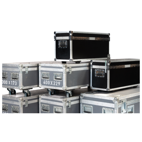 Projectiescherm incl. stand 244x137 (16:9) (opzicht) in flightcase - Afbeelding 4