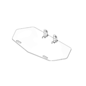 Audipack 700 vloerplaat (dubbele kolom)
